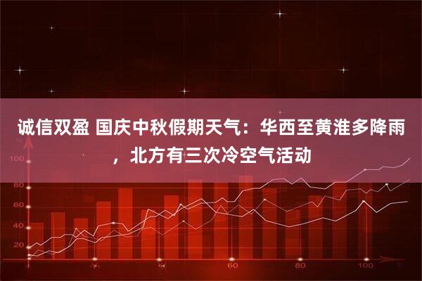 诚信双盈 国庆中秋假期天气：华西至黄淮多降雨，北方有三次冷空气活动